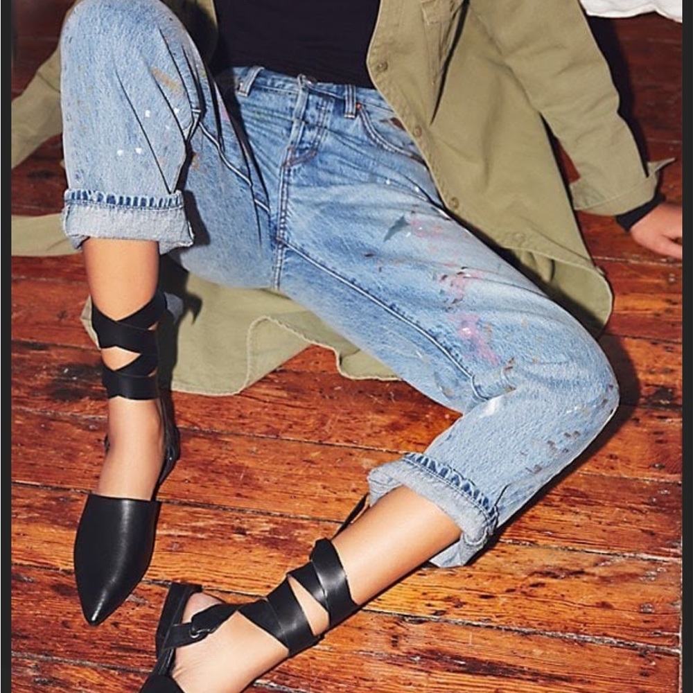 Free People Wrap Flats